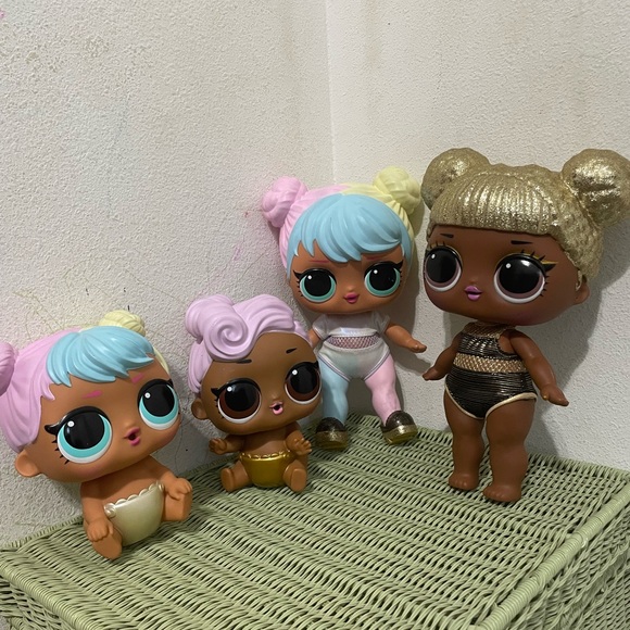 L.O.L. Surprise! Other - L.O.L. Surprise! Dolls with Blue and Gold Hair